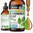 BIO KRAUTER Gymnema Sylvestre エキス ドロップ - アルコールと砂糖 無料 - ビーガン Gymnema リーフ エキス 4 Fl.Oz.