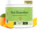 Feel Goods Gut Guardian, Organic Fiber, Probiotic & Prebiotic Powder, Sugar Free, Herbs for Bloat, Gut Health Support, Digestive Health for Men & Women, Non GMO, Vegan, Tropical Mango, 30CT