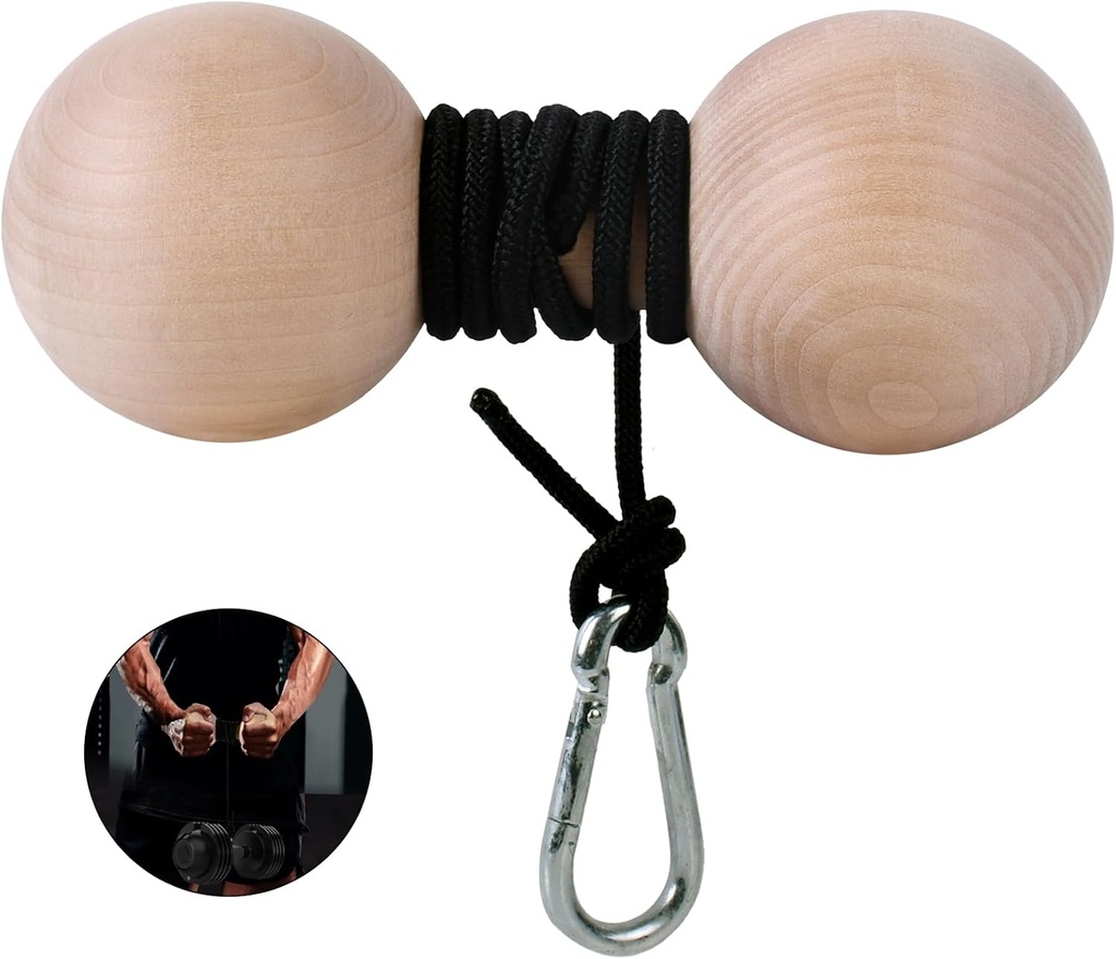 木の腕時計のローラーおよびForearmの増強物、グリップの強さのトレーナー、腕のブスターの運動器、指および手首のための強さのトレーナー。