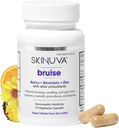 Skinuva®ブルース - 美化と腫れのためのサプリメント - アルニカ、Bromelain&亜鉛で処方されたホメオパシーブルース治療 - 14カプセル(7日の治療)