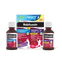 子供のロビタスシンDM日と夜咳救済値パック、咳薬、ブドウ/フルーツパンチ味 - 4 Fl Oz x 2