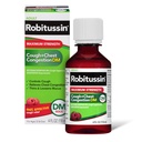 Robitussinの大人の最高の強さの咳+箱の混雑DM最高(4のfl。oz。びん)、咳の抑制剤及び Expectorantのラズベリーの味