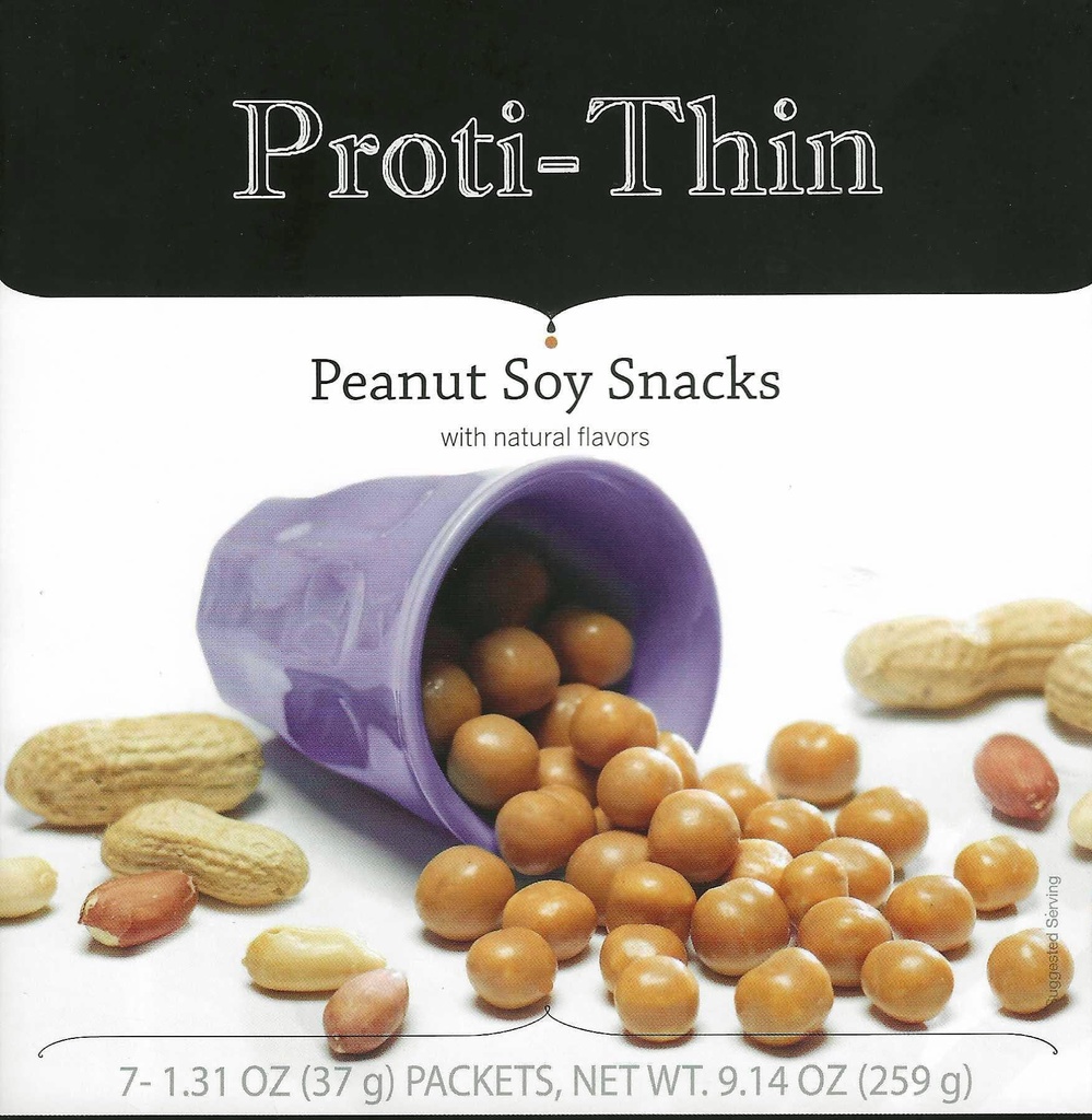 Proti-Thinのピーナツの大豆の軽食、15g蛋白質、低いカロリー、低い脂肪、低炭水化物、グルテンフリーの原料、食事療法の蛋白質のパフ、友好的な、理想的な蛋白質は7つのカウント ボックスを模倣します