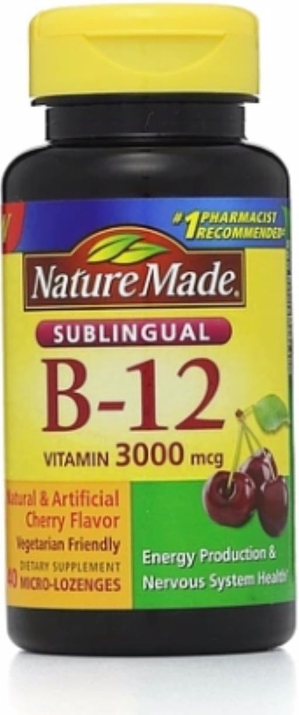 性質はビタミンB-12 3000mcg、Sublingual Lozenges、チェリー40 eaを(2のパック)作りました
