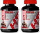 男性のための筋肉ビルダーの丸薬 - 粒状鎖のアミノ酸 - BCAA 3000MG - bcaa 列車および回復 - 2 本のびん 240 のタブレット