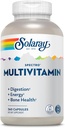 SOLARAYの分光器Multivitaminの鉄は-複数のビタミンw/Calcium、マグネシウム、Energizingの緑、消化器系酵素-消化器、細胞エネルギー、骨の健康、免疫サポート、60のサービング、360のカプセルを結合します