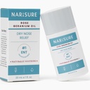 ドライノーズリリーフオイル(20ml/1oz) | ドクター開発&推奨ソーシング 鼻保湿エモリエント | ローズゼラニウム、ビタミンE、天然成分 | 玄米ドッパートップアプリケーター