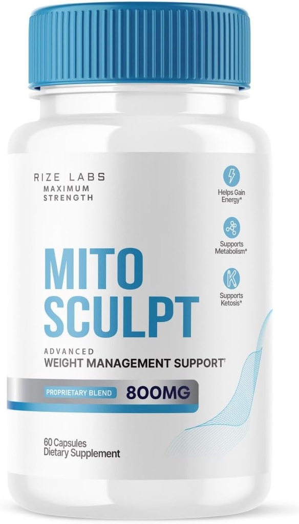 ラボをライズする MitoSculpt 減量の丸薬 - MitoSculpt 高度なフォーミュラカプセルであなたの理想的な体を彫刻、燃料(60 カプセル)のための軟化保存脂肪を回すためのサプリメント