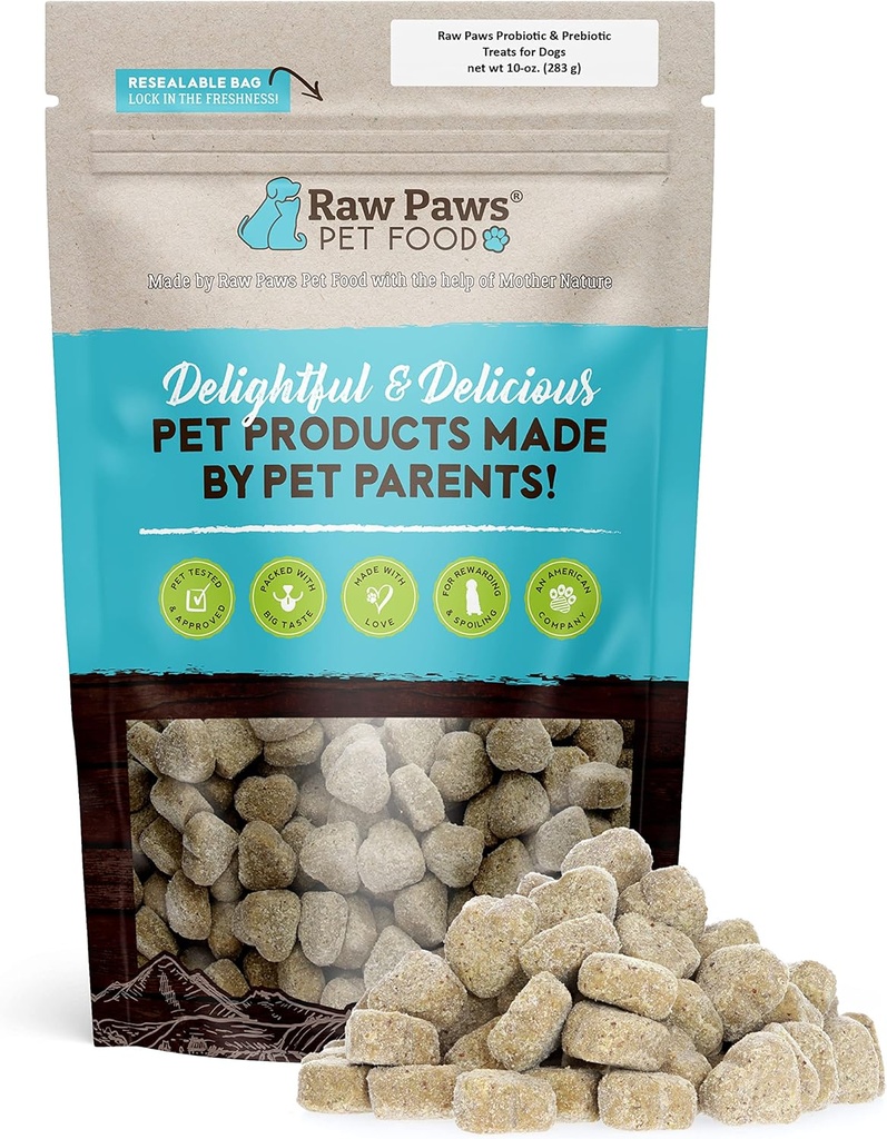 生の足のプレバイオティクス、10oz/100-ctの自然な犬のプロバイオティクスの補足 - 米国は犬の柔らかい咀嚼のための毎日のプロバイオティクスをしました - 犬、イースト、犬の呼吸及び私達の犬のプロバイオティック咀嚼が付いているガスでDiarrheaを扱います