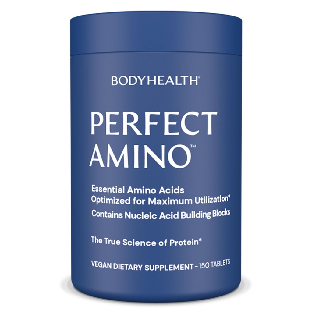 ボディPerfectHealthのPerfectAminoのタブレット(150のct)、BCAAs + Lysine、Phenylalanine、Threonine、Methionine、筋肉固まりの生産、回復及び強さのための補足のための必須のアミノ酸
