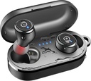 TOZO T10ワイヤレスイヤホンBluetooth 5.3 ヘッドホン、AppはEQ、人間工学的の設計、55Hの再生時間、無線充満場合、IPX8の防水健全な内部後部ヘッドホーン、2025の新しい版をカスタマイズします