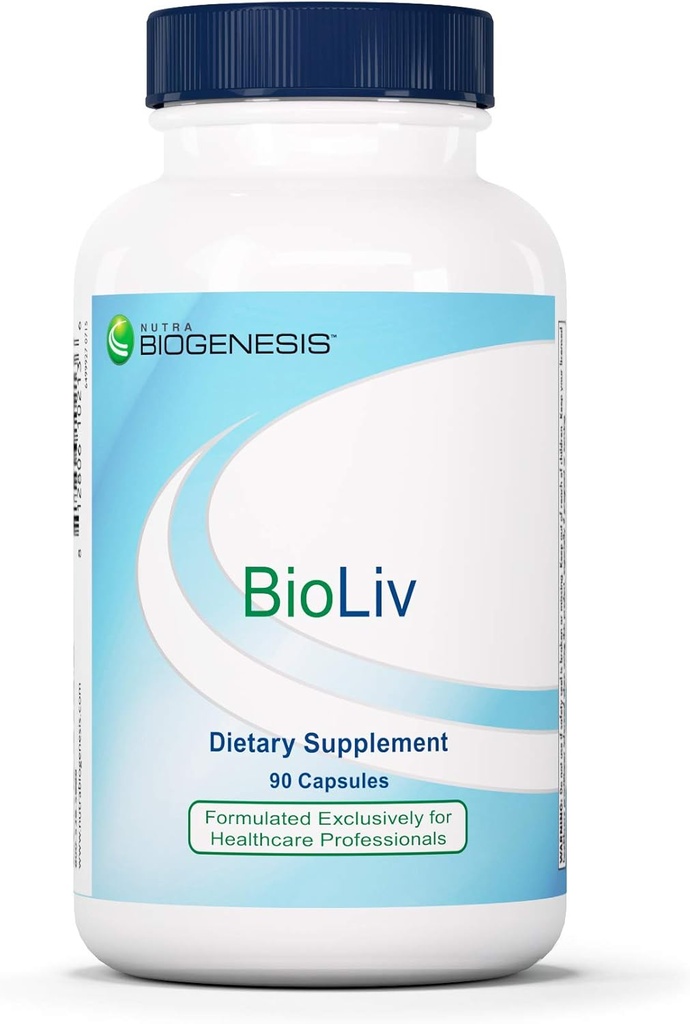 Nutra Biogenesis BioLiv - Betaine HCL, Betaine Hydrochloride Digestive Supplement with Dandelion Root, Choline & Beet for Men & Women, Digestive, Gallbladder & Gut Health - 90 Capsules