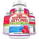 FRESH HEALTHCARE 純粋な100% ラズベリーケトン サービングあたりの最大1000mg - 3ヶ月の供給非GMO - 高度な減量サポート - 180カプセル