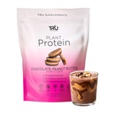 TRUは植物によって基づく蛋白質の粉、BCAA、AAA、20gビーガンブラウン米及びエンドウ豆蛋白質、100カロリー、27のビタミン、人工的な味無し25のサービング(チョコレートピーナツのバター)を補います