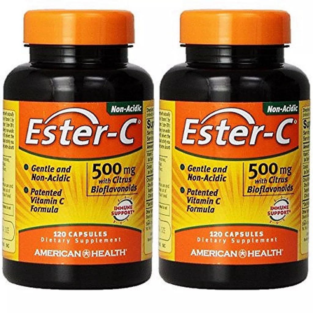 シトラスBioflavonoids 120+120の自由なアメリカの健康プロダクトが付いているEster-C 500のmg 1