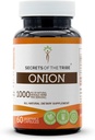 Secrets of the Tribe Onion 60 Capsules, 1000 mg, Onion (Allium Cepa) Dried Bulb (60 Capsules)