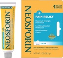 Neosporin + Max-Strength痛みの軽減の二重行為のクリーム、マイナーカット、スクレープおよび焼跡、Polymyxin B及びPramoxine HClの1つのozの傷の心配のための最初のAidのトピック的な抗生物質および分析のクリーム
