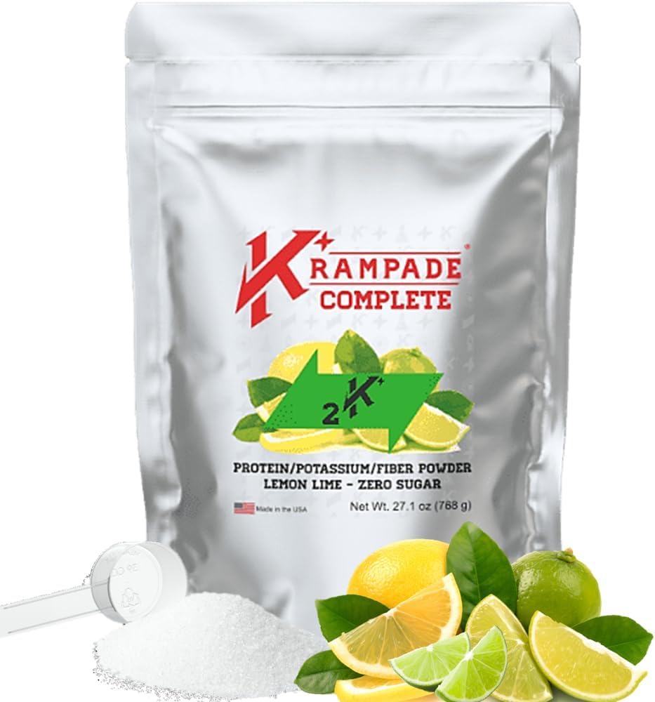 Krampadeの乳清蛋白質繊維の補足の電解物の粉  30g蛋白質及び7g BCAA + 9g容解性繊維+ 2,000mgのカリウム+マグネシウムの補足  >2Xココナッツ水よりK+