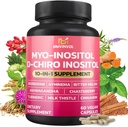 BMVINVOL Inositolの補足-Myo-InositolおよびD-Chiro Inositolの理想40:1の比率-プラスのBerberine、シナモン、Ashwagandha + 5のより多くの- 60のカプセル