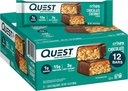 Quest Nutrition Crispy Chocolate Coconut Hero Protein Bar, 15g Protein, 1g Sugar, 3g Net Carbs, Gluten Free Protein Snack, Keto フレンドリー, 12 カウント
