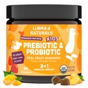 Llama Naturalsは、プレバイオティクス繊維、ビーガン、有機プレバイオティクス、Gut健康サポートのためのプロバイオティクスのグミー、トドル実質のフルーツギーミービタミン、追加砂糖ケーン、ピーチマンゴー、60 Ct