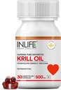 INLIFE Krillオイルの補足-AstaxanthinのPhospholipidのオメガ3 - 500のmg、30のカプセル