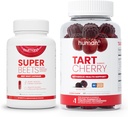 Humann SuperBeets Beet Root Capsules and Tart Cherry Gummies