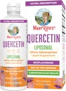 MaryRuth Organic Quercetin | 砂糖フリー | 液体ケルセチン500mg アダルト向け免疫サポート | 炎症サプリメント | 免疫防衛 | 細胞の健康 | 完全菜食主義者 | 完全菜食主義者 | グルテンフリー | 15.22 Fl Oz