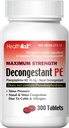 HealthA2Z® デカンストラント PE | フェニレフリン HCl 10mg | 最大強度 | ナサル & シナス 風邪・アレルギーによる混雑緩和 (300個入り)