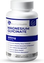 マグネシウムGLYCINATE 500mg | 高吸収 | 100% ケレート | 骨の健康と筋肉の回復をサポート | 120 カプセル - 4 ヶ月の供給