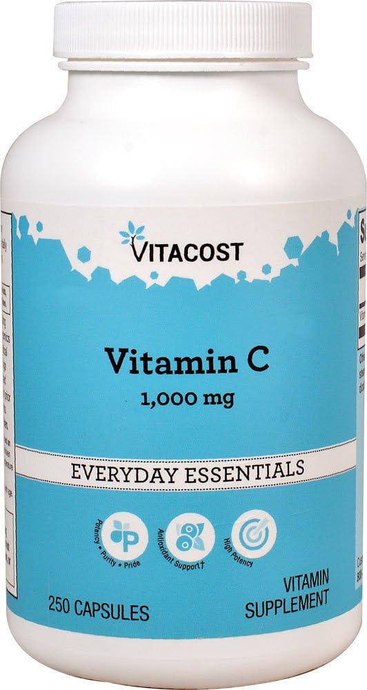 VitacostビタミンC - 1000mg - 250カプセル