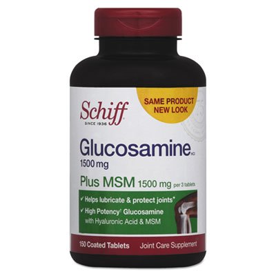 崖のグルコサミン 1500mg プラス MSM 1500mg および Hyaluronic 酸、150 錠 - 共同補足