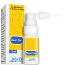 NAVEH PHARMA® CleanEars | 耳のワックス除去スプレーの高速作動 | わずか1回のトリートメントでイヤーワックスを破壊・分解 | 臨床的に300%より有効なW/Mineral Oil | Gentle & Safe | 0.5 Fl Oz