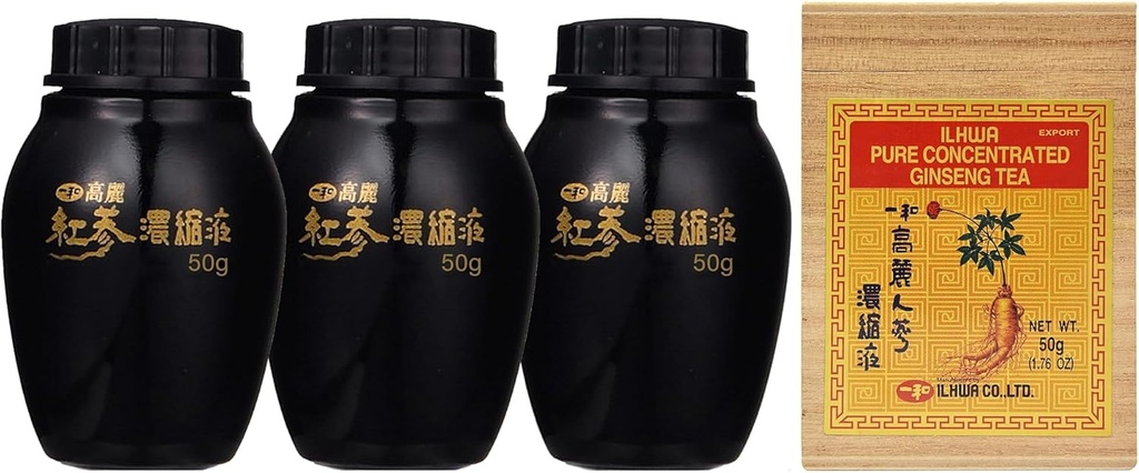 ILHWA韓国の集中されたGinsengのエキス(集中されたGinseng 1.76のoz (パッキング3))