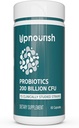UpNourish Probiotics - 男性と女性のための200億のCFU、15臨床的にStrains、プレバイオティクス&酵素 - 60ビーガンカプセル