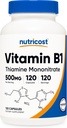 NutricostビタミンB1(チアミン)500mg、120カプセル
