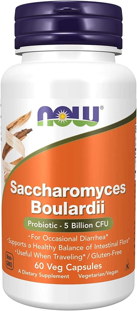今食糧Saccharomyces Boulardii Vegのカプセル、120の計算
