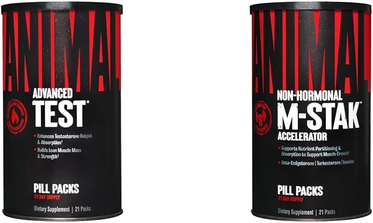 動物のテスト テストステロンのブースター21日の周期及びM-Stakの堅い利益筋肉建物の積み重ね21の計算