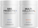コード 多コラーゲンの蛋白質のカプセル5のタイプ、Ashwagandhaのwithania Somnifera及び有機Amlaのベリー+ SBOのプロバイオティックのブレンド50のBillion CFUの束、LactobacillusのPlantarum、BacillusのSubtilis、非GMO