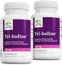 Terry Naturally Tri-Iodine - Dietary Supplement for Breast & Prostate Health Support - Healthy Thyroid Function Supplement Aid - 25 mg, 60 Capsules, 2 Pack