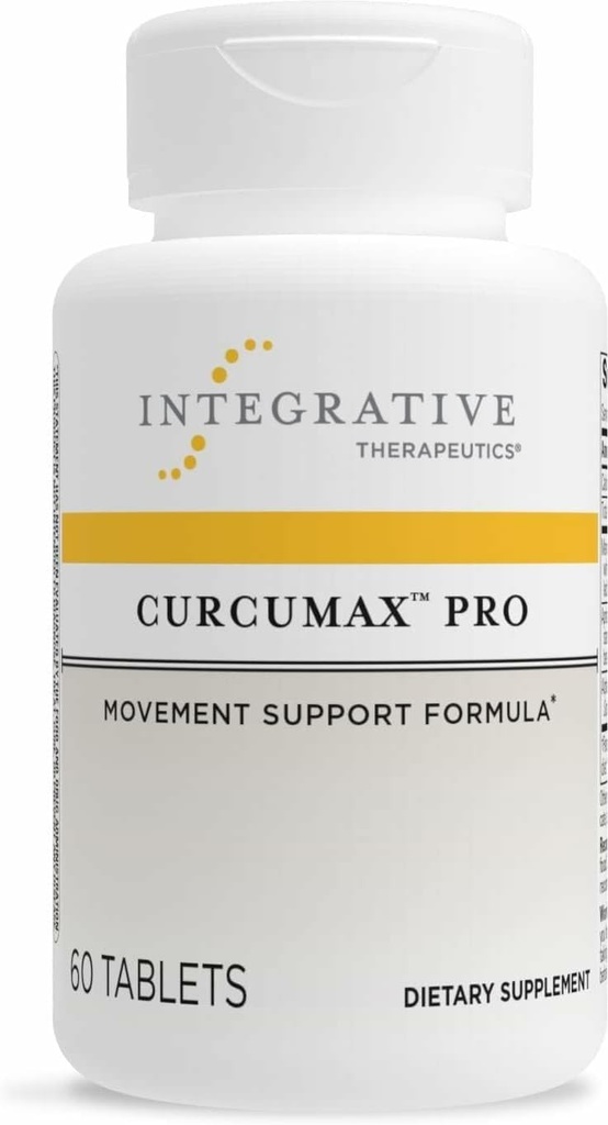 Integrative Therapeutics Curcumax Pro - 男性と女性のための健康な動きの補足 - 過剰使用と関連した機会不快な不快感をサポート* - 乳製品フリー&ビーガン - 60錠(30分)