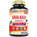 Kava Kavaの補足のエキスのカプセル、4か月はGinkgo、Ashwagandha、Valeian-の弛緩サポート補足- 120のビーガン カプセルを供給します