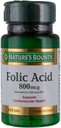 Nature's Bounty Folicの酸の補足、Cardiovascularの健康、800mcg、多、味無し、750の計算、3のパックを支えて下さい