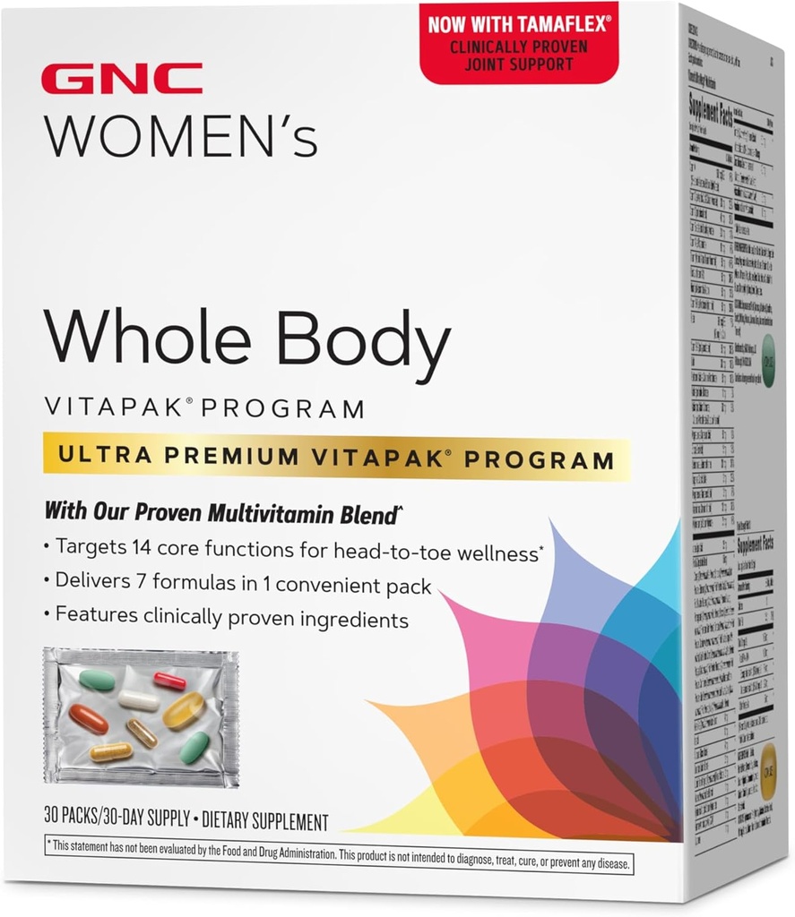 GNC Women's Whole Body Vitapak Program | 30 Servings