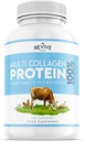 Revive Naturals Multi Collagen Protein Capsules - Types I, II, III, V & X - Hydrolysed Grass Fed Bovine, Wild Caught Marine & Free-Range Chicken, Made with Hyaluronic Acid & Vitamin C, 120 Caps