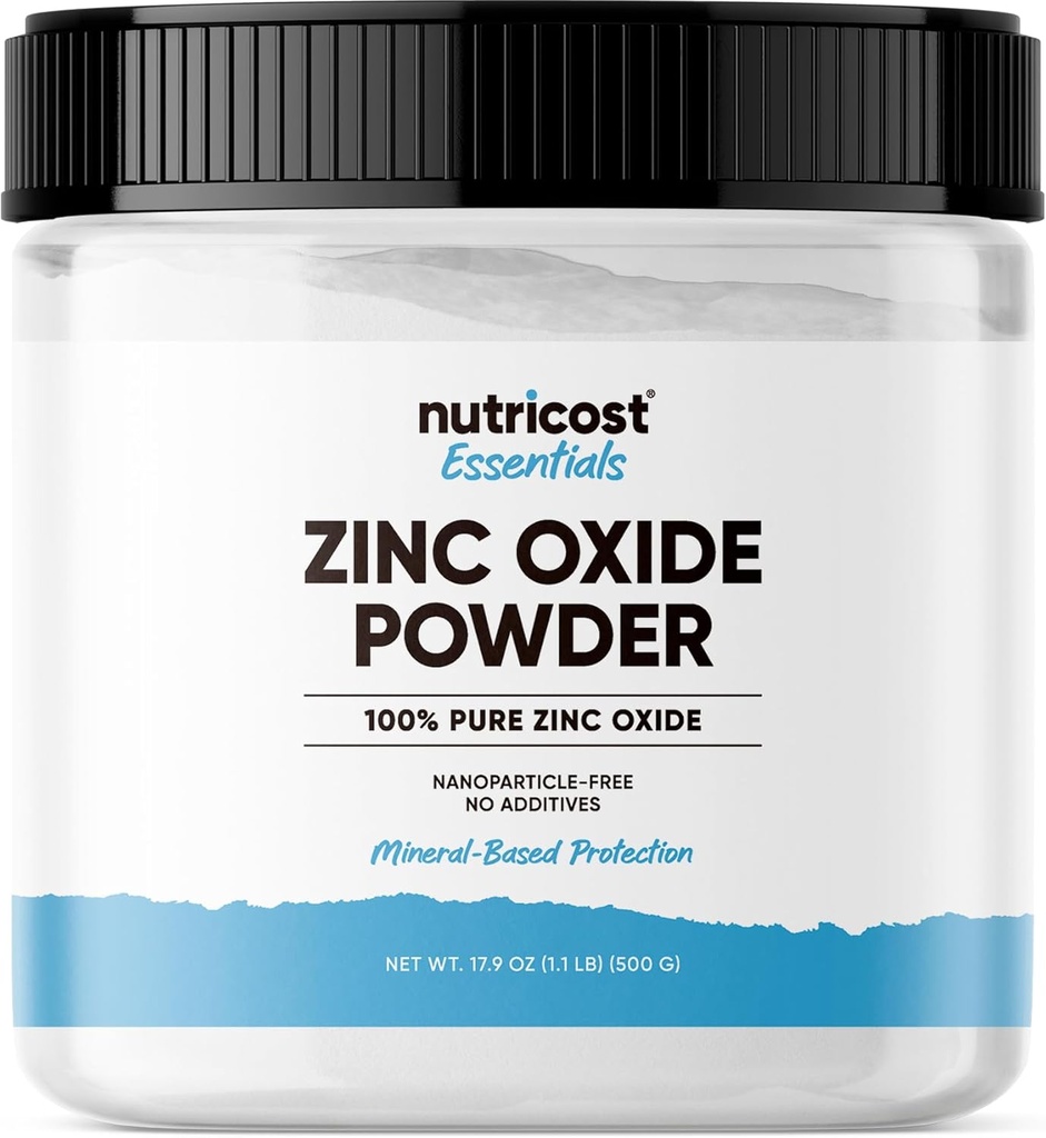 Nutricost亜鉛酸化物粉末(500グラム)100%純粋な、添加物なし - ビーガン、非GMO、Nutricostエッセンシャル