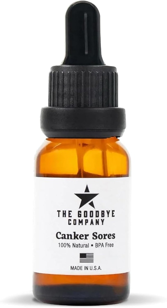 グッドビー・カンパニー オーガニック・カンカー・ソア・リリーフ・セラム、ビーガン15mL - ファースト・ナチュラル・痛み治癒、クラブ、シラントロ&ラベンダー、化学フリー、米国でクラフト