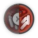 Promixxコアピルケース - 磁気スタッカブルとポケットセージビタミン&サプリメント毎日のピルオーガナイザー - 耐久性とBPA無料(グラファイトグレー)