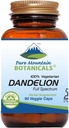 Pure Mountain Botanicals Dandelion Root Capsules - Kosher Vegan with 450mg Organic Dandelion Root Supplement