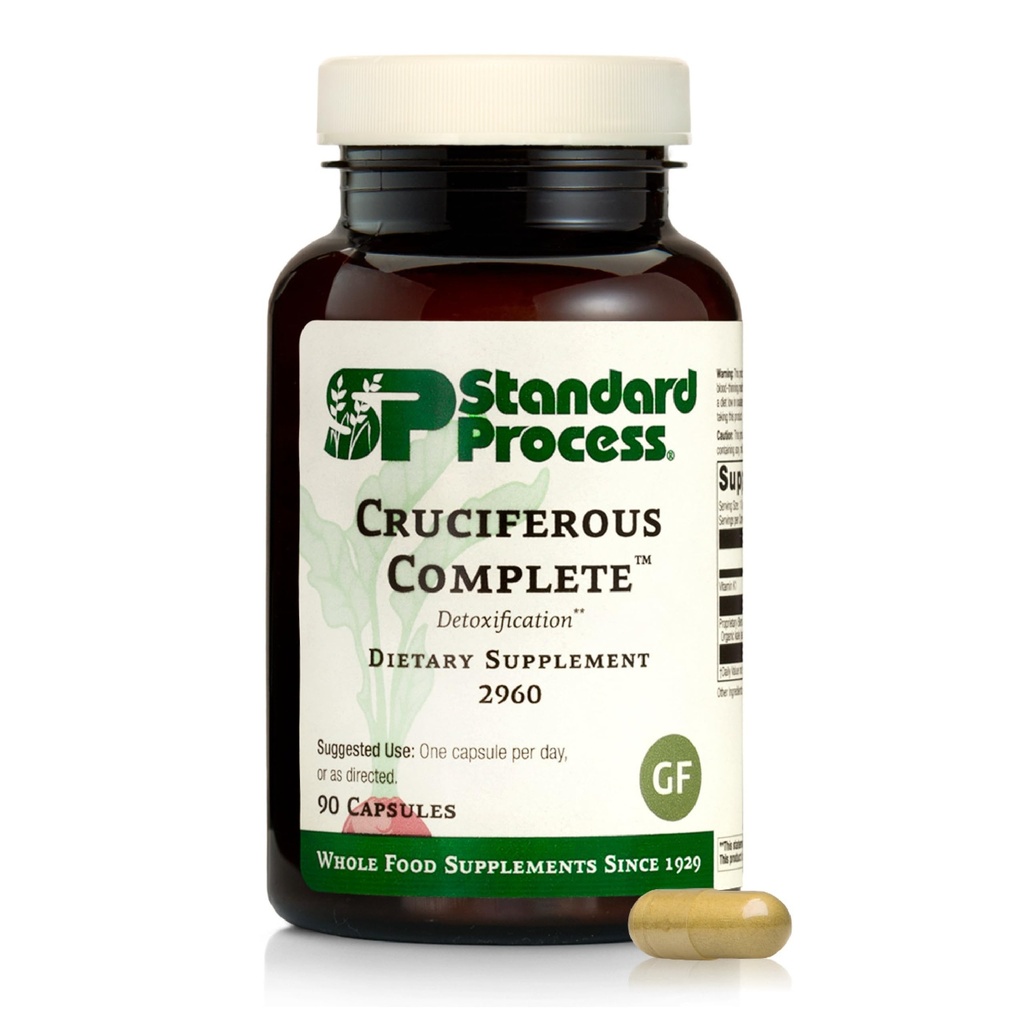 標準的なプロセス Cruciferous の完了 - ビタミン K、有機ケールおよび Brussel の支柱が付いている全食糧酸化防止剤、デトックスおよび肝臓サポート - 90 のカプセル